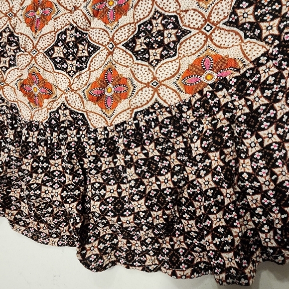 Aeropostale Black Cream MINI Off The Shoulders Sundress Women's Medium M EUC - Picture 13 of 16